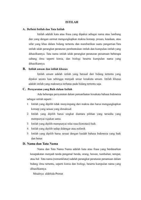 Istilah.